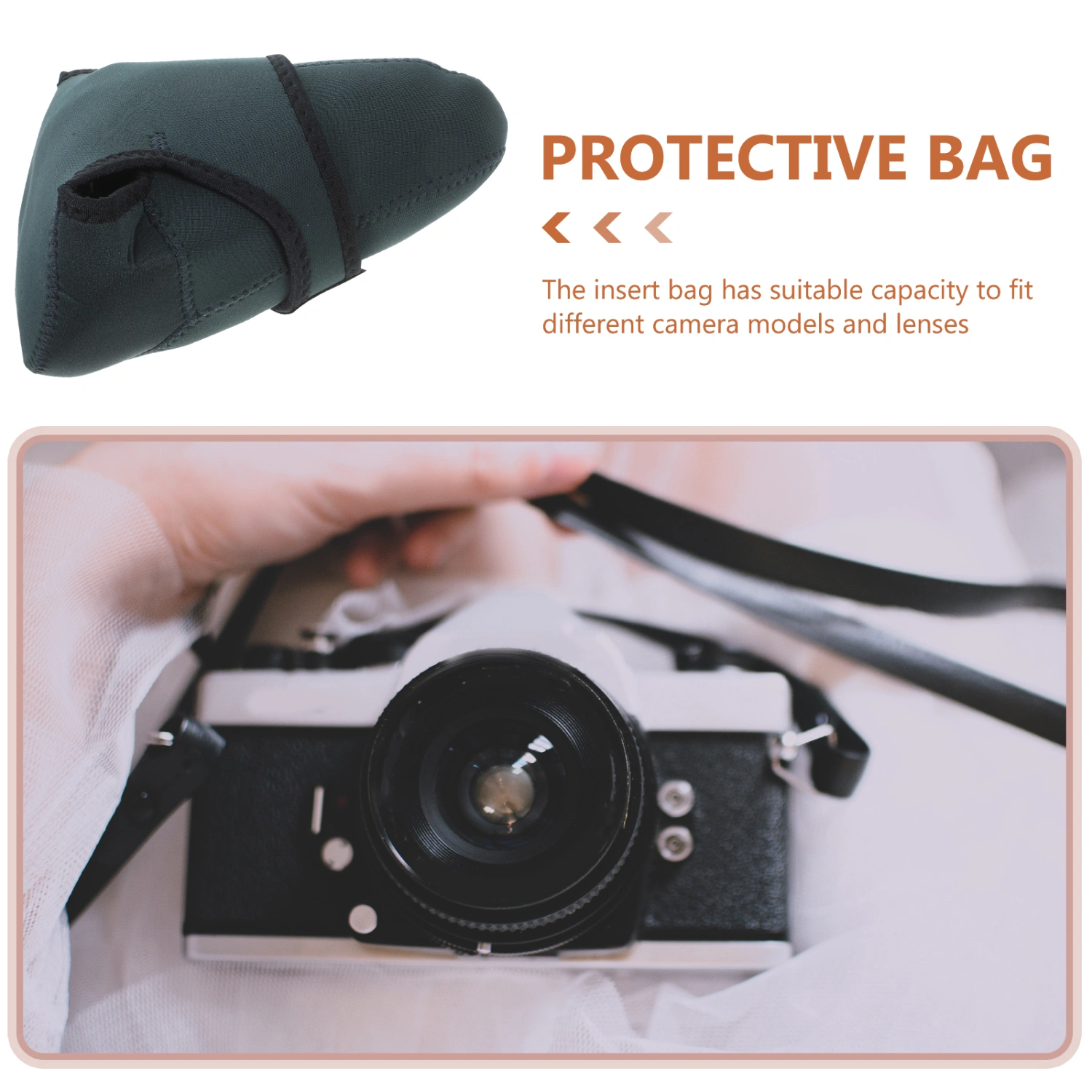 Digital Camera Case Neoprene Camera Case Camera Bag Insert Camera Insert Pouch for Protection