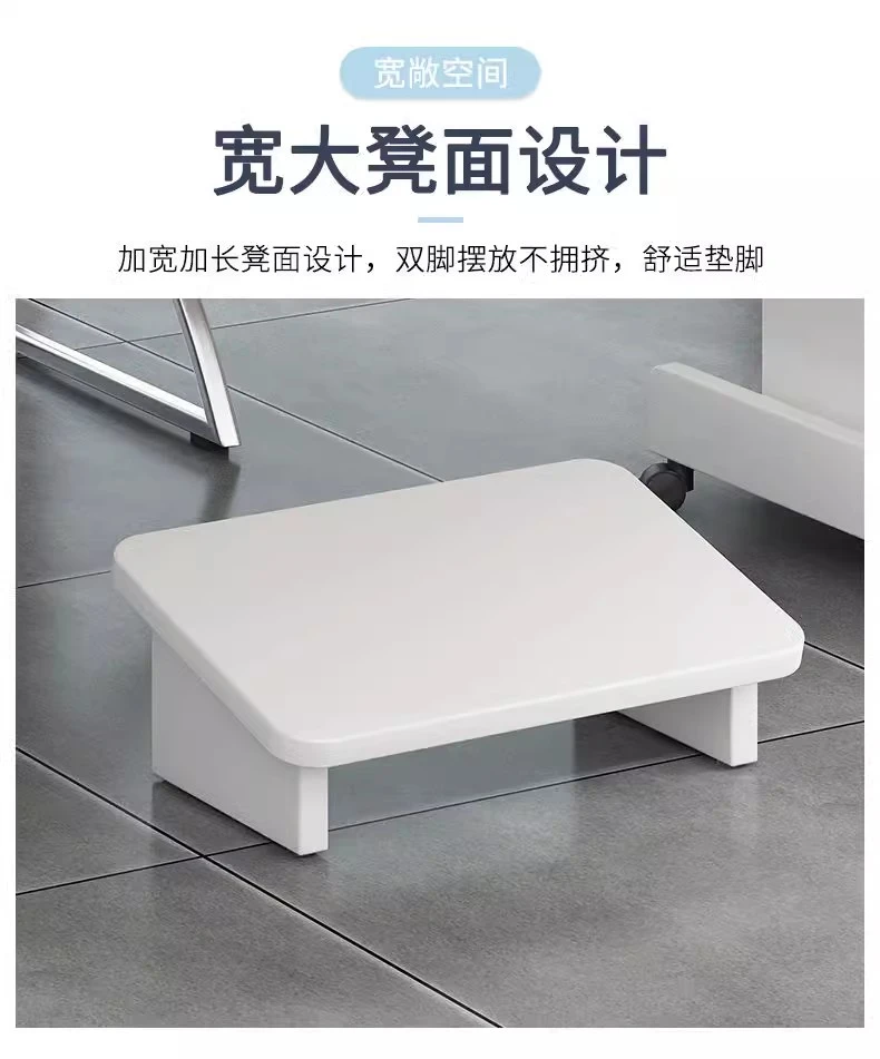 Wood Foot Stool Practical Foot Placing Non-skid Foot Resting Stool Wooden Stool Pedal Stool