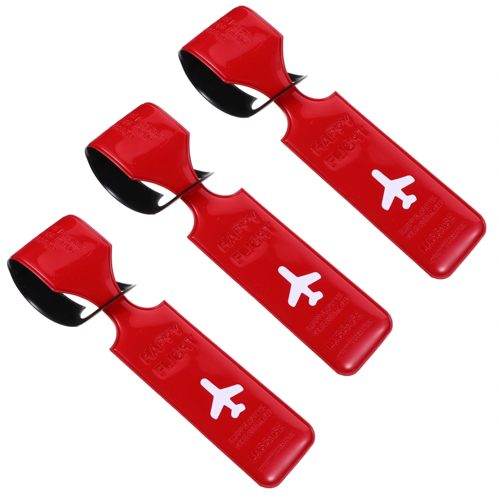 2 pcs Travel Luggage Tags Travel Bag Tags Suitcase Tags Plastic Luggage Tags Identifiers