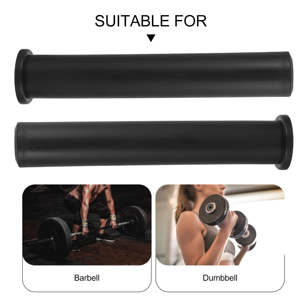 1 Pair Barbell Adapter Sleeves Gym Barbell Handle Grips Barbell Adapter for Dumbbells