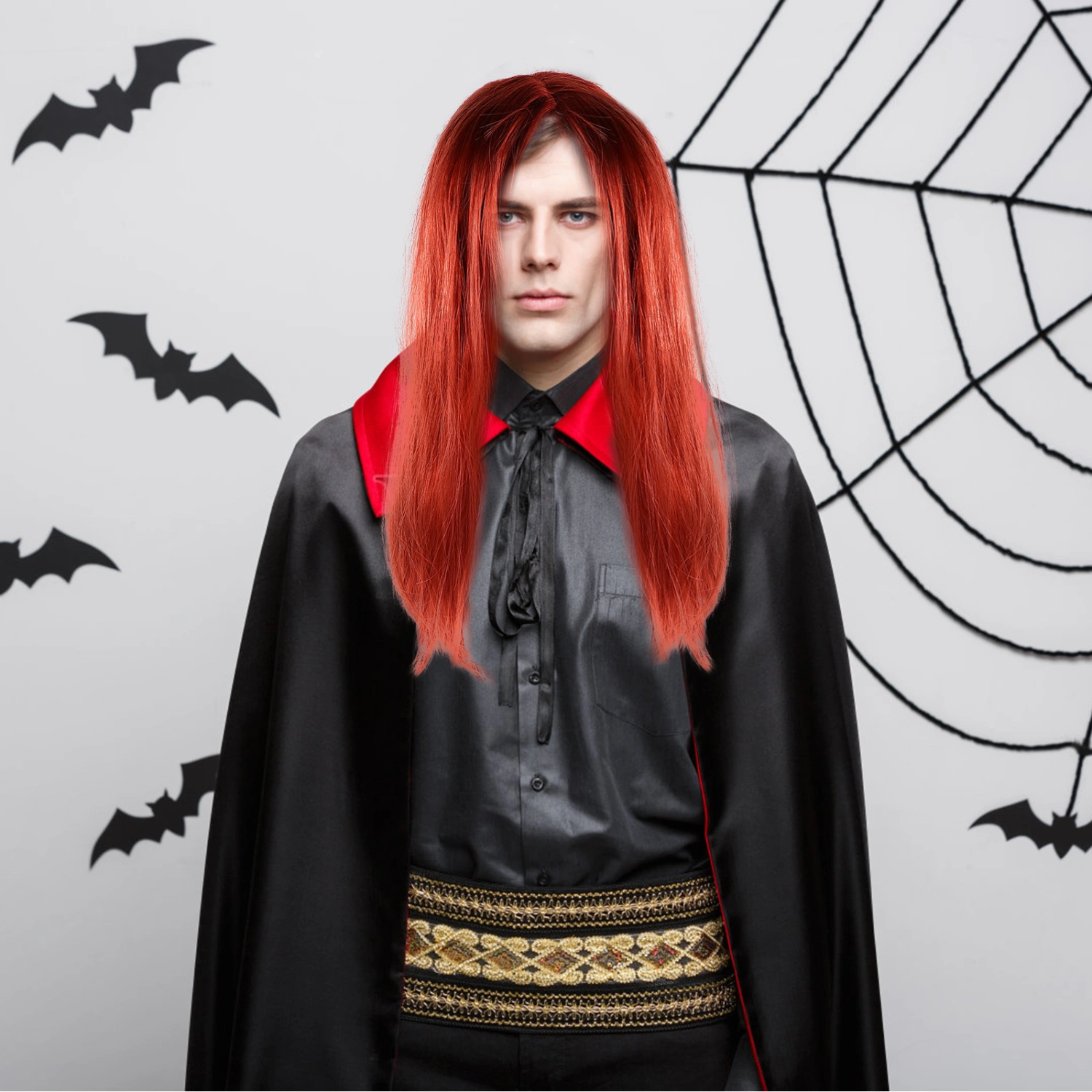 Punk Style Cosplay Wig Halloween Masquerade Party Wig Rocker Cosplay Wig for Women Men