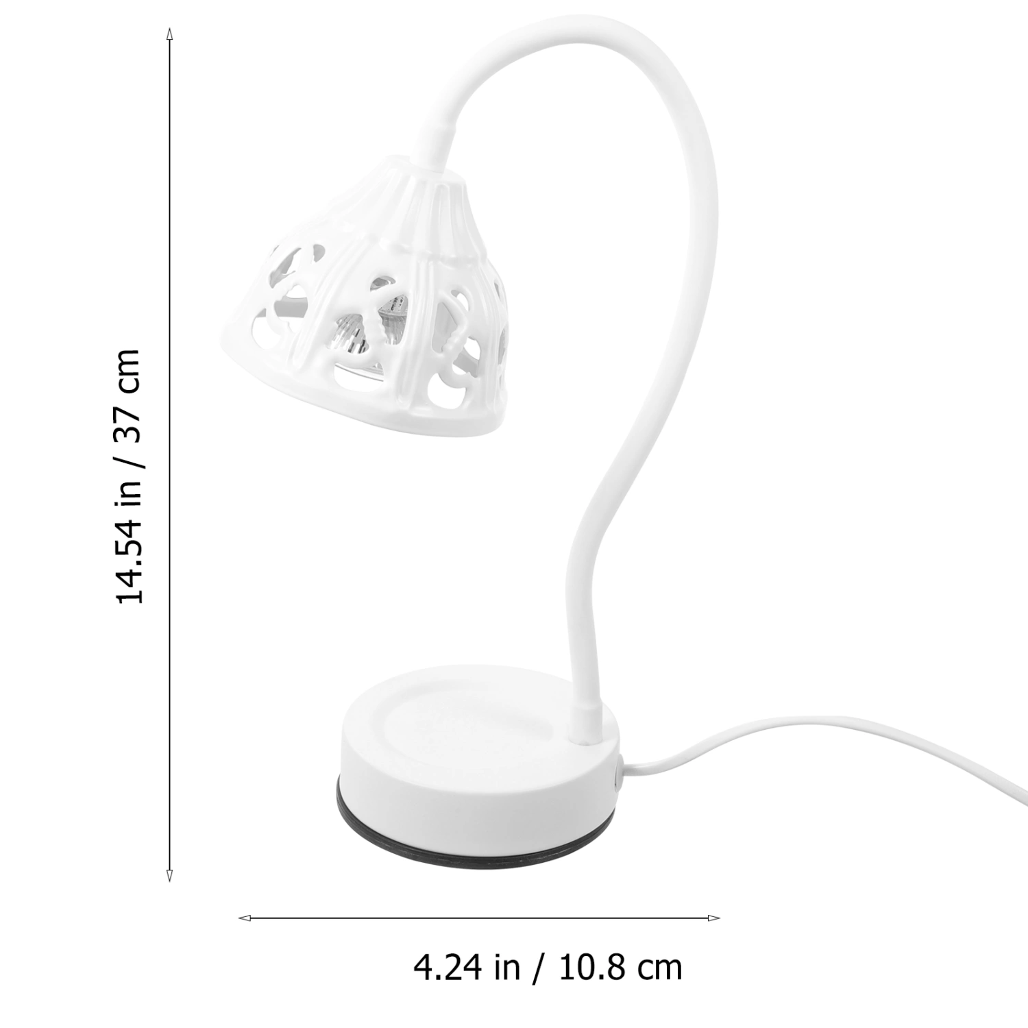 Candle Warmer Decorative Small Night Light Bedroom Candle Warmer Lamp for Jar Candles (US Plug)