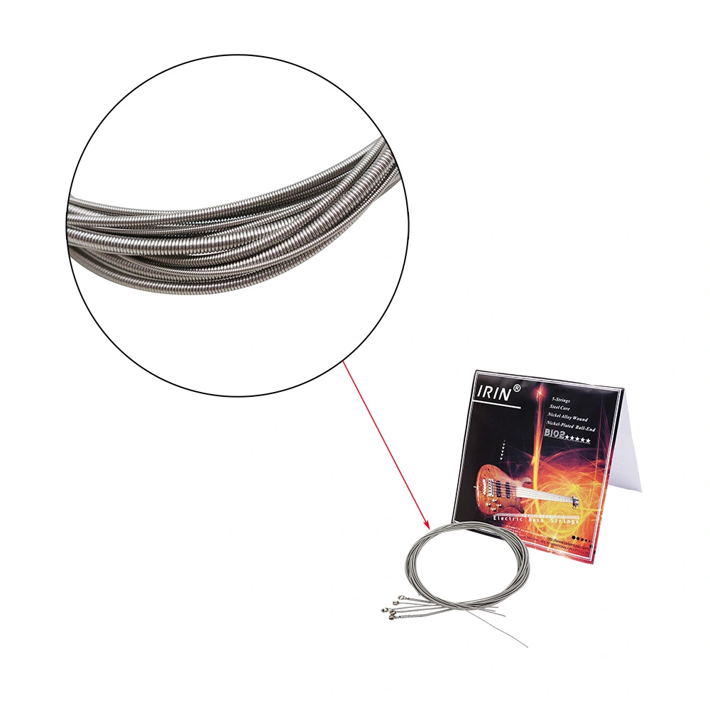 1 Pack of Replace 5-string Electric Bass String Nickel Alloy Wrapped String Bass Metal String