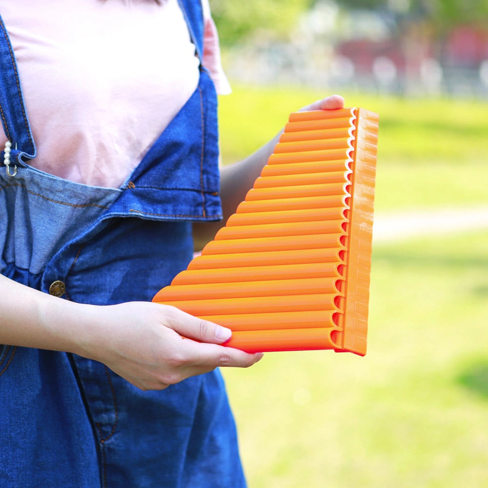 Panpipes Musical Instrument 16 Pipe Flute Beginner Playing Pan Flute C Key Pan Flute