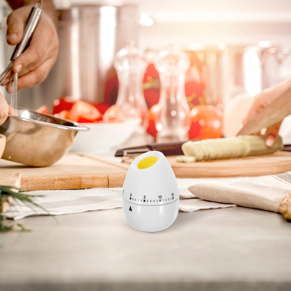 Cartoon Egg Shape Kitchen Timer Mechanical Kitchen Timer Decorative Kitchen Timer