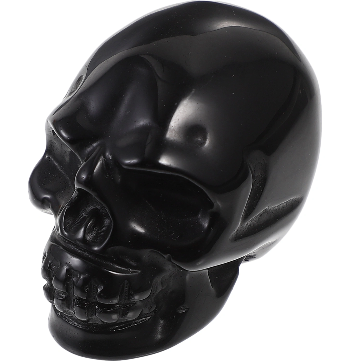 Obsidian Skeleton Head Prop Small Skull Props Skull Model Halloween Prop