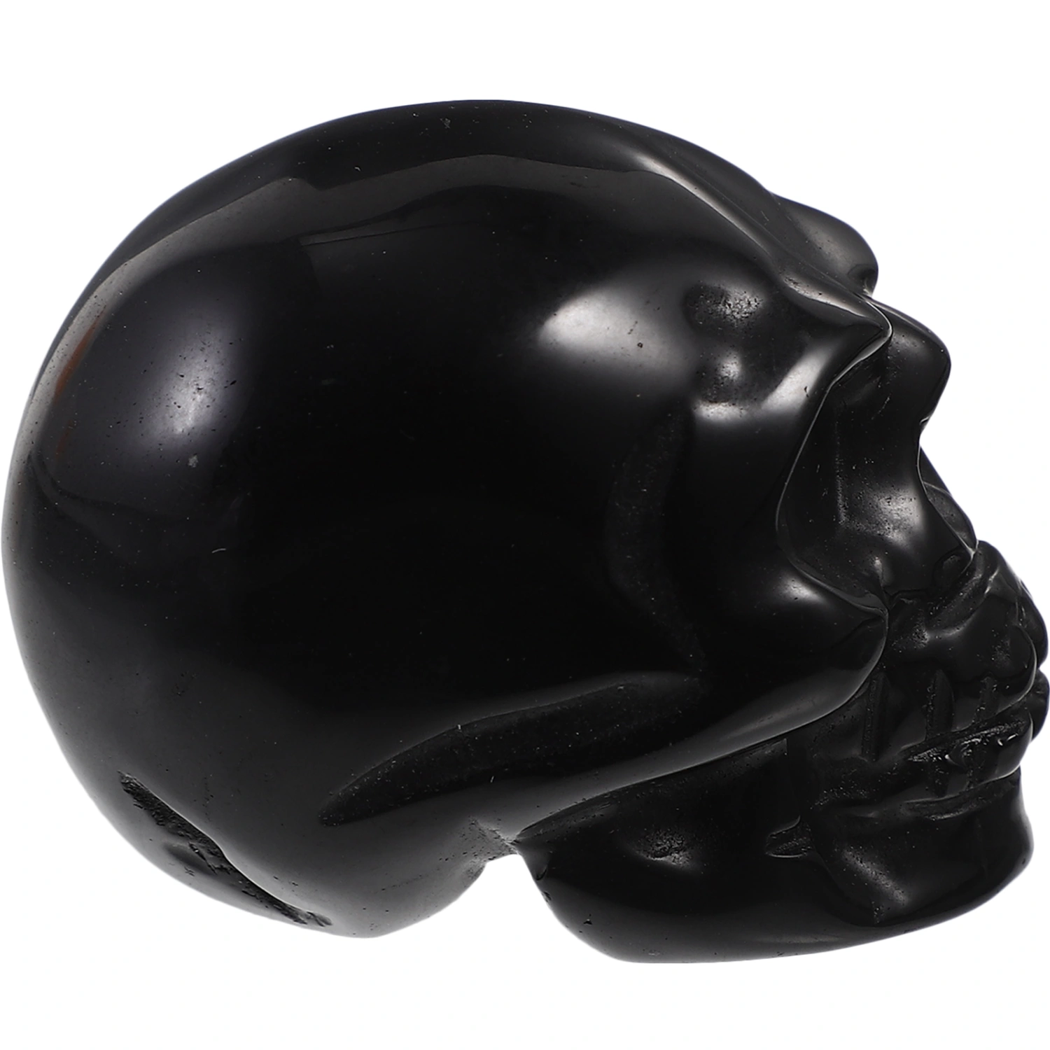 Obsidian Skeleton Head Prop Small Skull Props Skull Model Halloween Prop