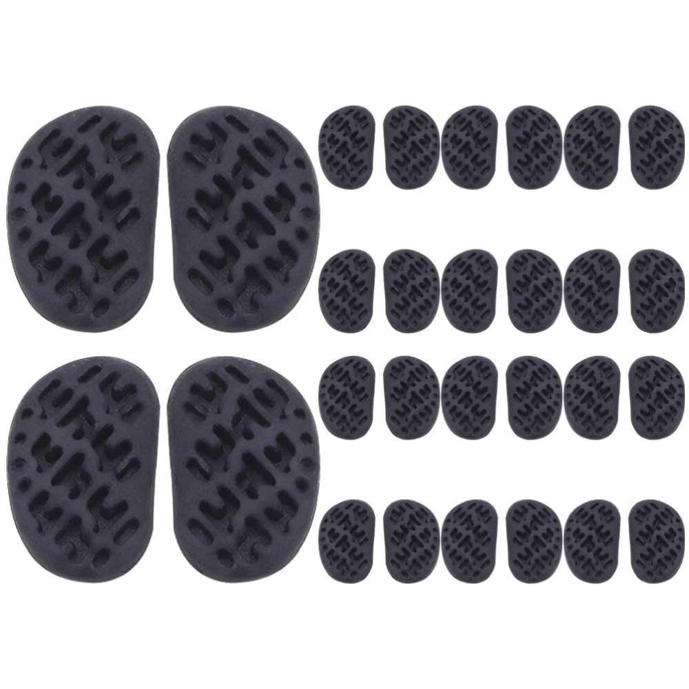 10 Pairs of Replaceable Sports Glasses Nose Pads Silicone Nose Cushions Comfortable Eyeglass Nose Pads