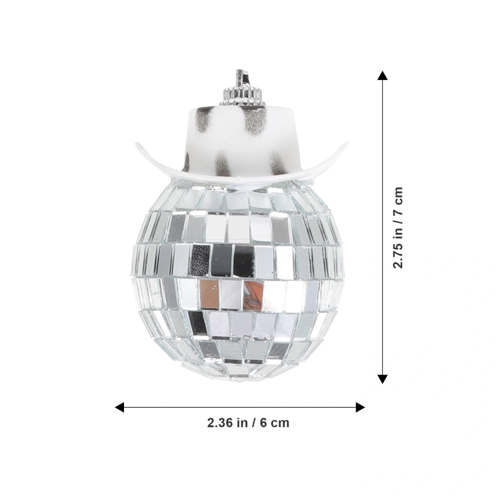 Decorative Disco Ball Car Hanging Mirror Disco Ball Hanging Ball Decor Party Accessory