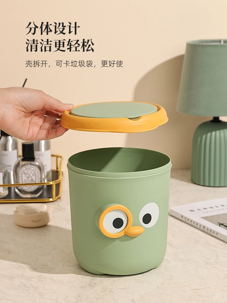 Desk Trash Can Mini Trash Can Desk Cute Trash Can Countertop Garbage Bin with Lid