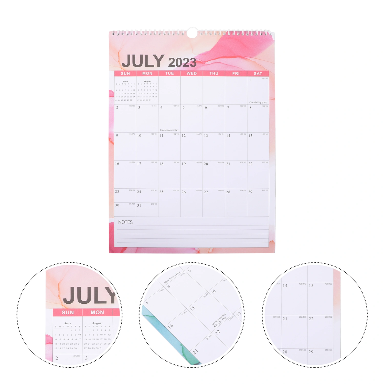 Wall Calendar Count Down Calendar Hanging Calendar Monthly Noting Calendar for Appointment