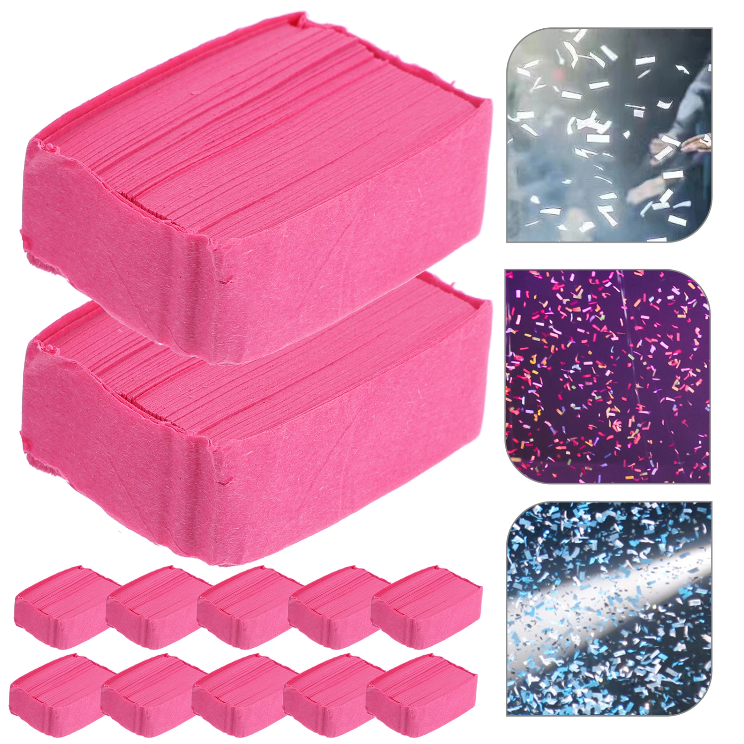 1 Pack of Flame-Retardant Confetti Paper Night Club Release Hand Throwing Confetti Atmosphere Props