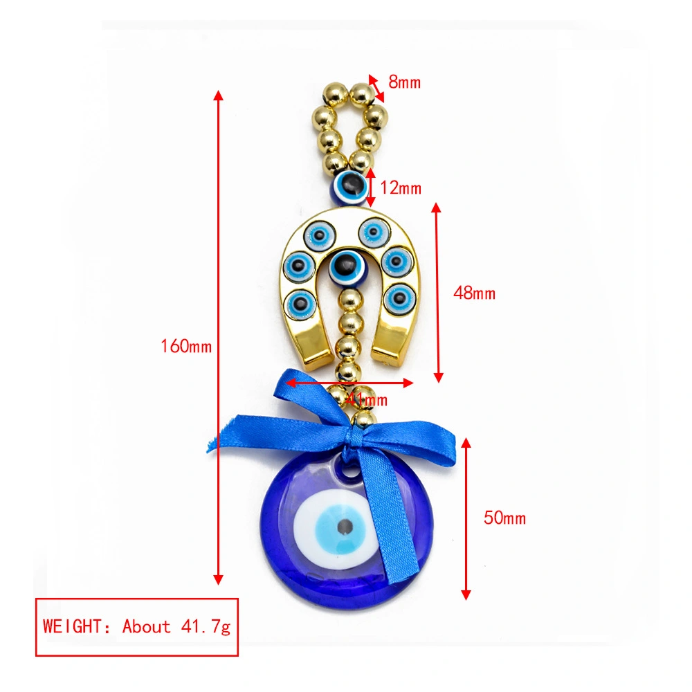 Evil Eye Ornament Car Rear View Mirror Hanging Decor Bag Charm Evil Eye Decor