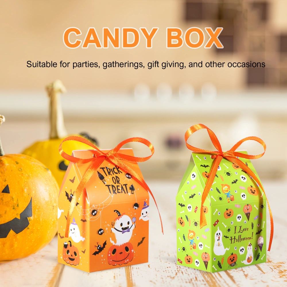 24pcs Halloween Candy Bags Halloween Wrapping Paper Party Favor Bags For Boutique Classroom Party