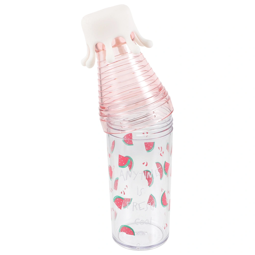 Water Bottle Travel Bottle Reusable Plastic Bottle Portable Beverage Airtight Cup