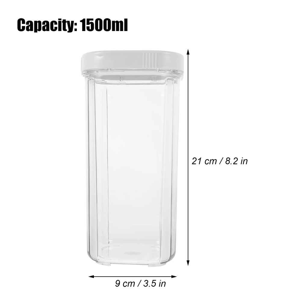 Sealed Can Kitchen Seal Pot Cereals Soybean Grain Storage Jar Clear Food Jar