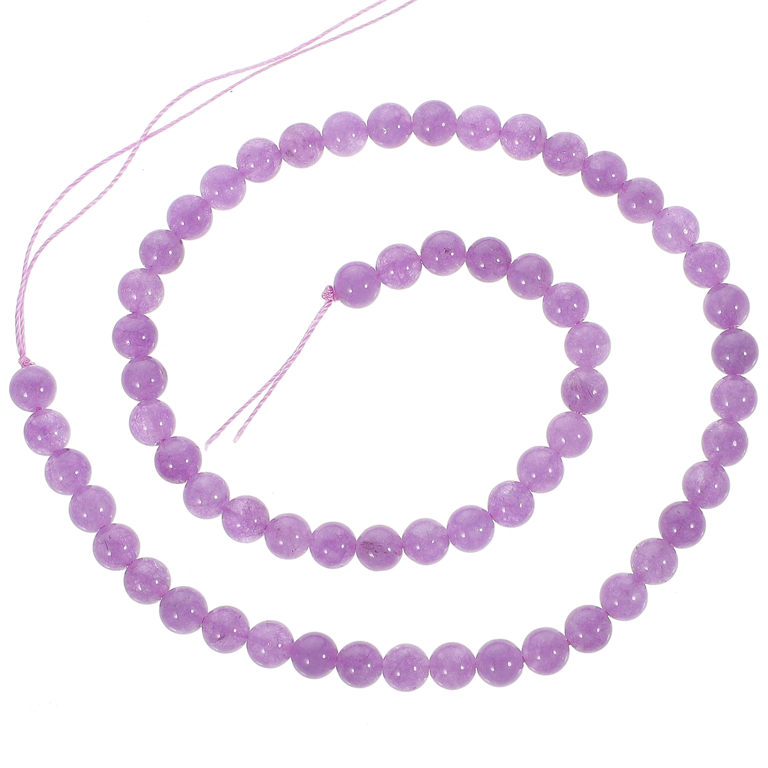1 String of Chalcedony Beads Natural Stone Beads Round Loose Beads for Jewelry Making
