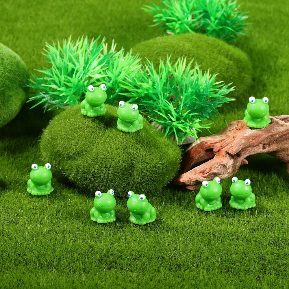 20 Pcs Resin Frog Figurines Realistic Frog Models Animal Models Educational Teaching Props Kid Toys Playthings Ornaments