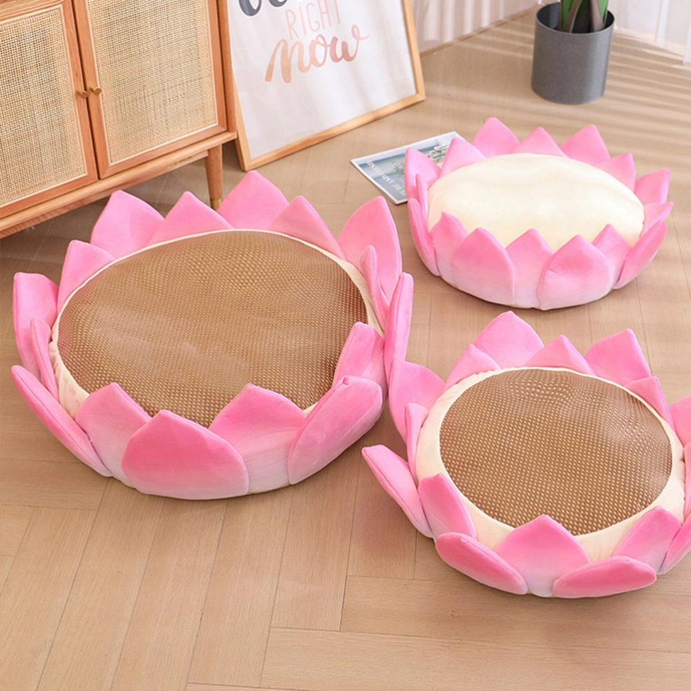 Comfy Cushion Floor Seat Cushion Lotus Shaped Cushion Plush Flower Cushion Floor Seat Cushion