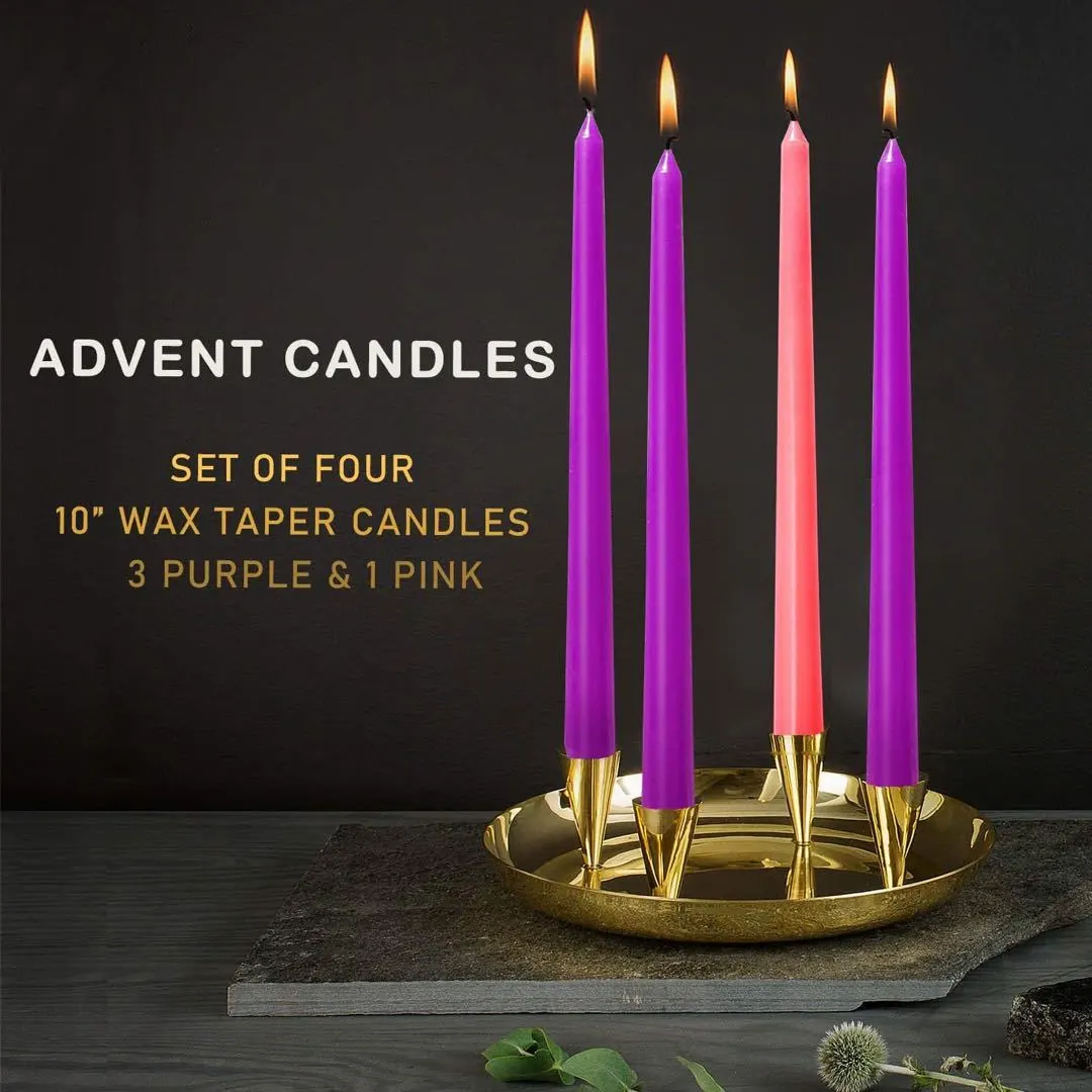 4pcs Taper Paraffin Candles Decorative Paraffin Candle Party Decorative Candles