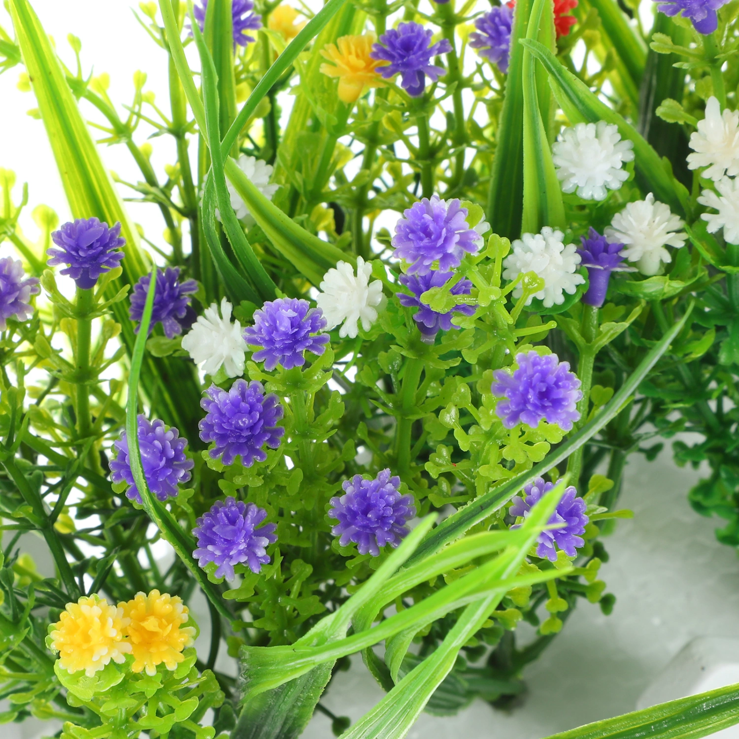 1 Set Fence Set With Realistic Artificial Gypsophila Flowers Decorative Artificial Baby's Breath Flowers