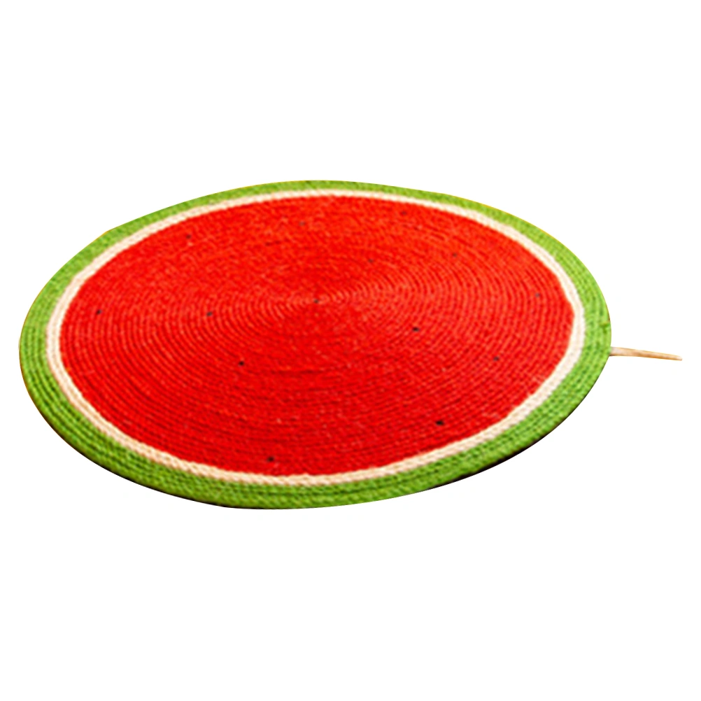 Watermelon Design Cat Scratcher Decorative Kitten Scratcher Household Scratching Board