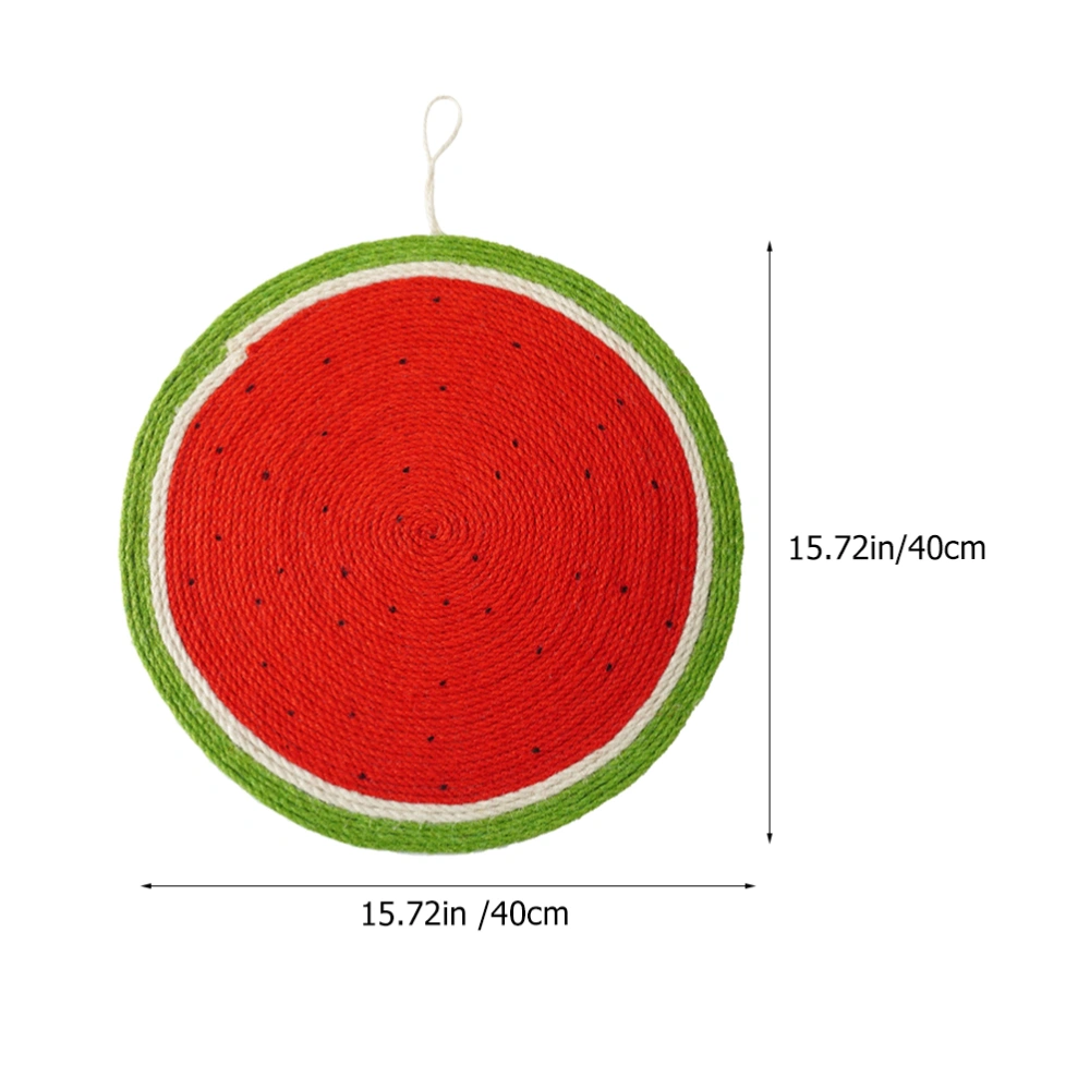 Watermelon Design Cat Scratcher Decorative Kitten Scratcher Household Scratching Board