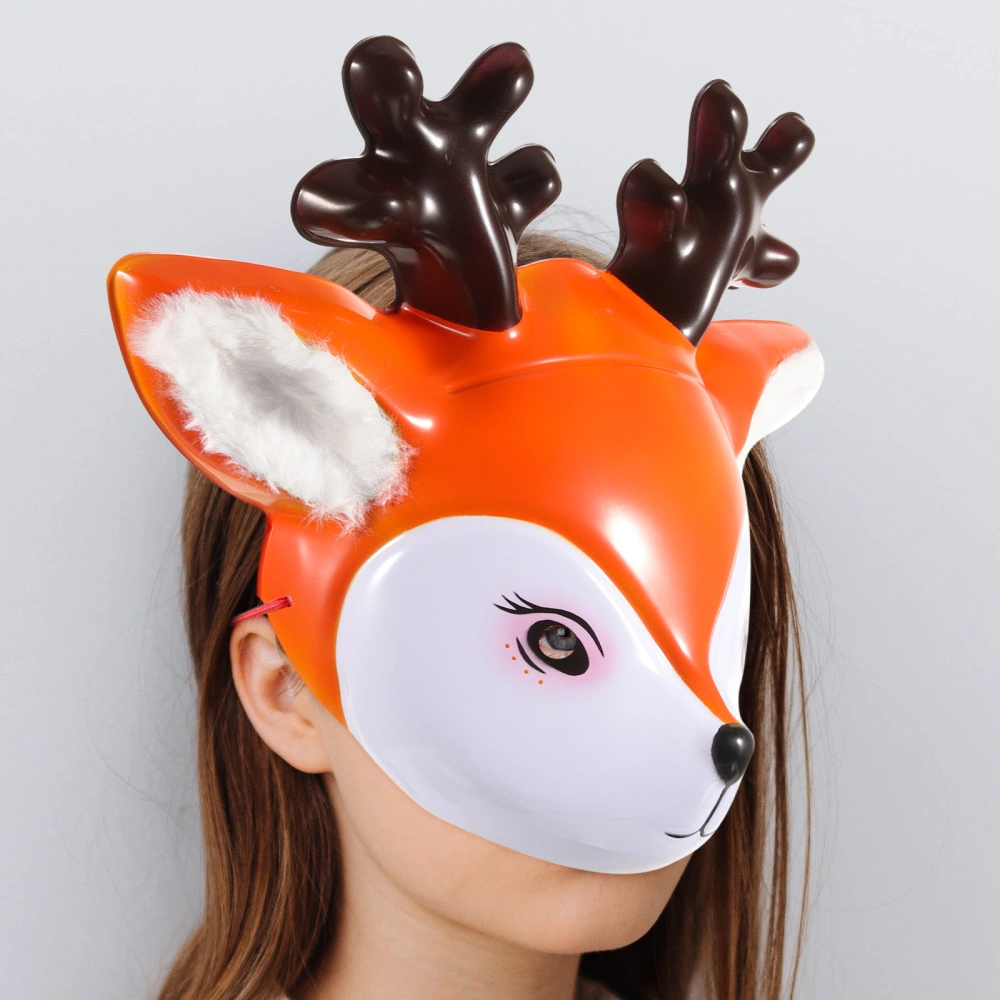 Adorable Animal Mask Halloween Deer Mask Party Cosplay Prop Novelty Animal Mask