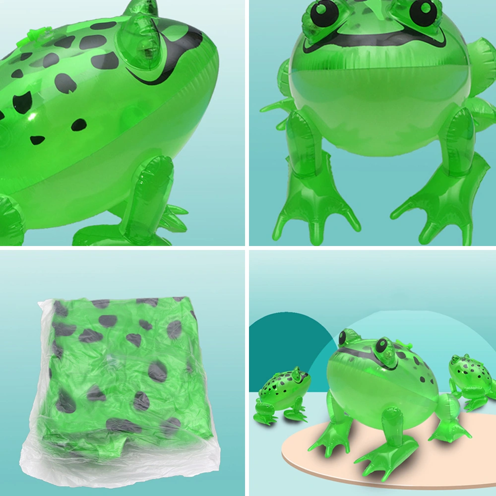 10pcs Inflatable frog Inflatable Frogs Toy Inflatable Animals Plaything Party Toys