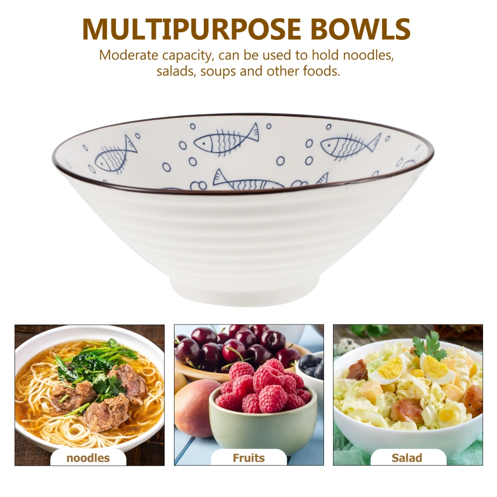 Soup Bowl 8 Inch Rice Serving Bowl Household Tableware Kitchen Food Salad Bowl