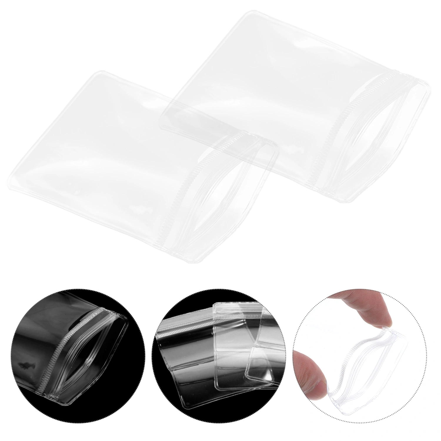 50pcs Pills Pouches Reusable Pills Bags Clear Sealing Bags Household Storage Bags