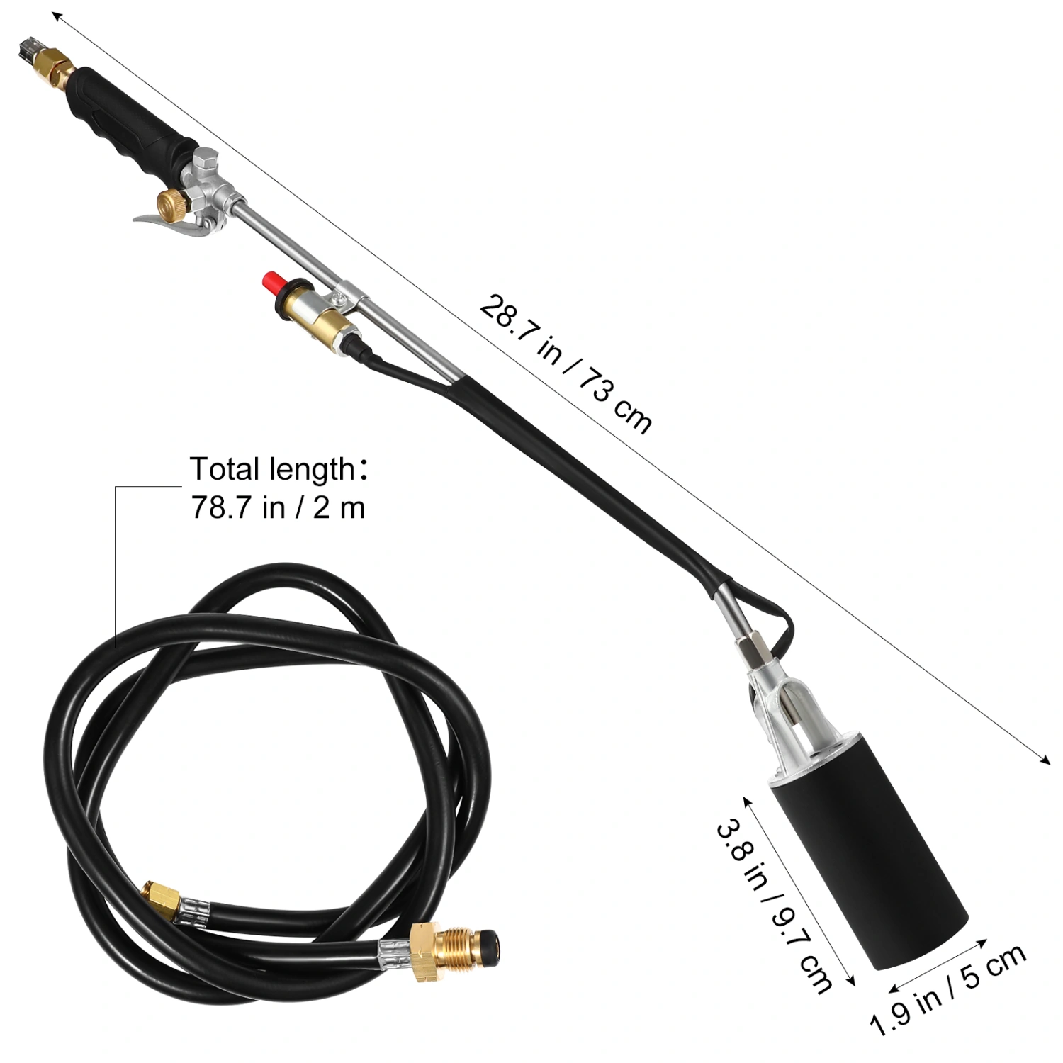Weeding Torch High Temperature Grass Burner Professional Welding Gas Torch Propane Welding Torch