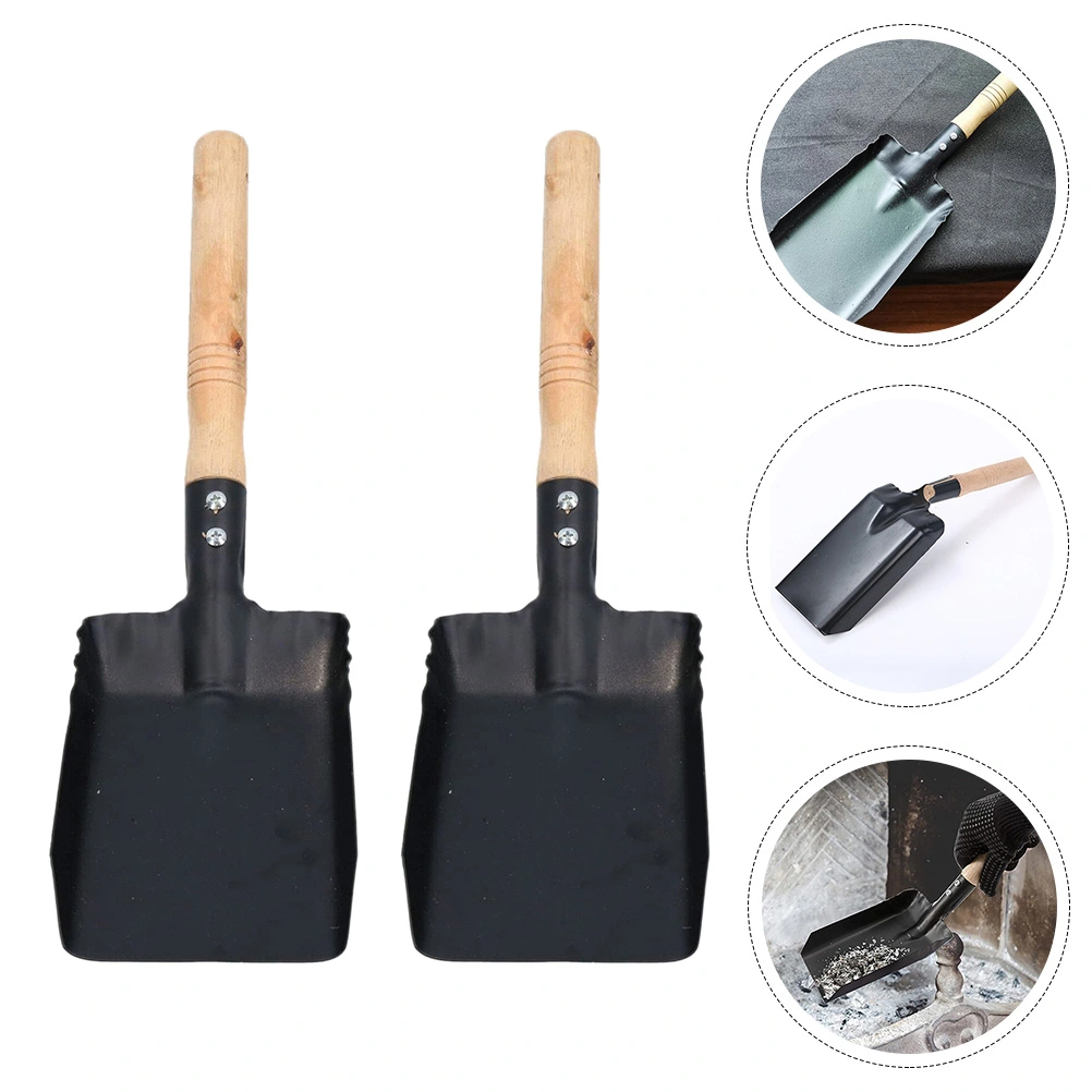 2Pcs Useful Gardening Farm Iron Shovel Garden Shovel Home Planting Tool