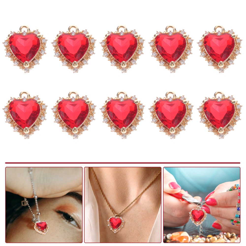 10pcs Diy Necklace Making Pendants Bracelet Making Decors Jewelry Making Accessories