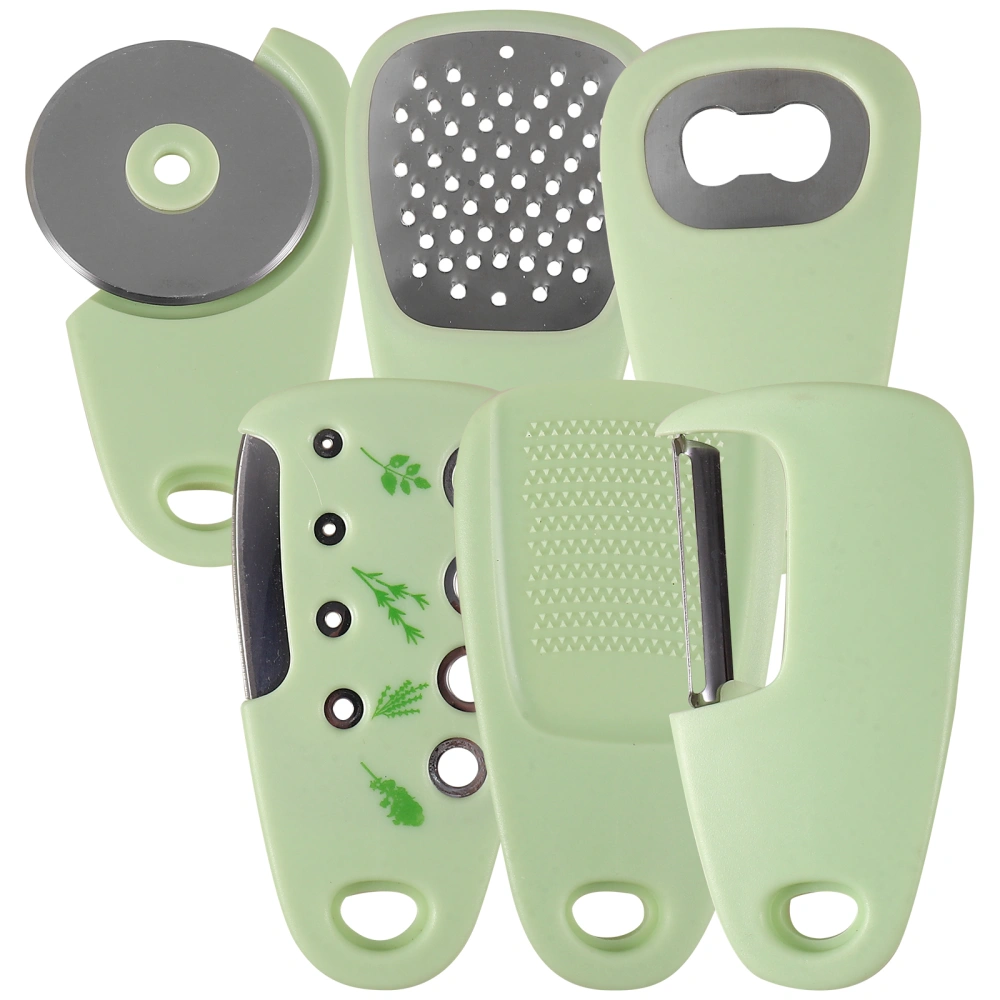 1 Set Multi-functional Kitchen Gadget Food Chopper Vegetable Cutter Potato Peeler Bottle Opener