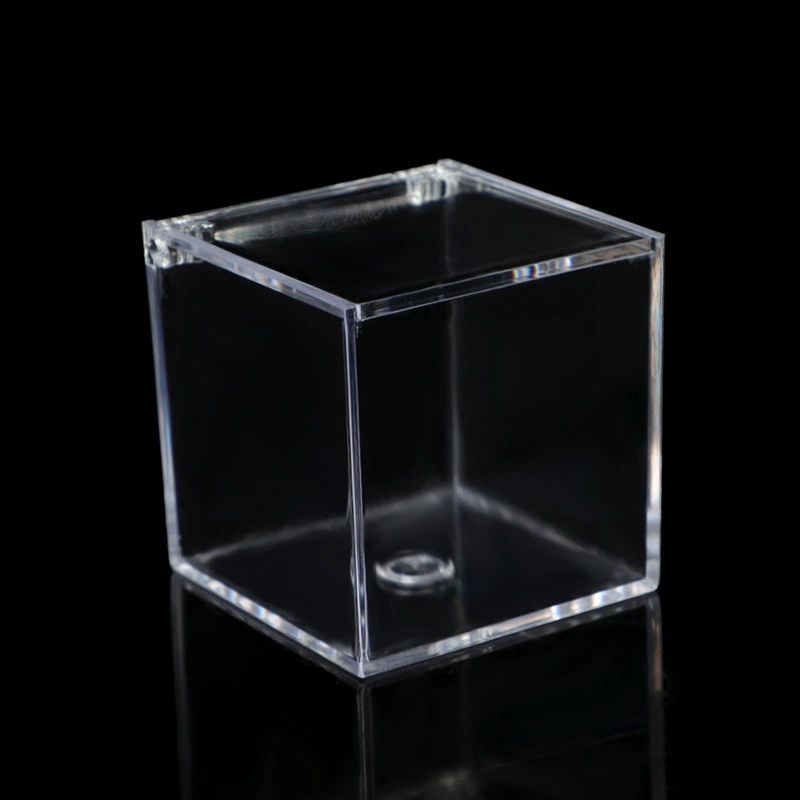 2pcs Clear Acrylic Box Organizers Action Figures Display Box Countertop Acrylic Display Case