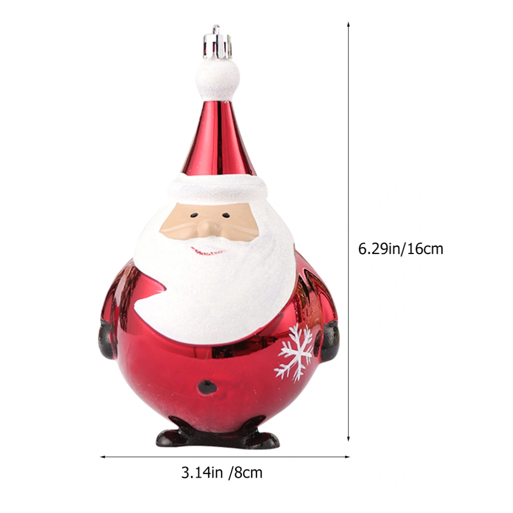 2pcs Xmas Tree Hanging Santa Claus Ornaments New Year Party Hanging Pendant Christmas Tree Pendant