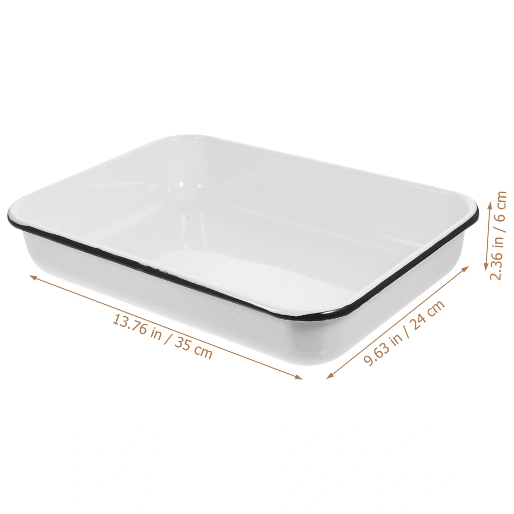 Food Baking Pan Multifunctional Baking Tray Non-Stick Storage Tray Pancake Storage Pan Baking Pan