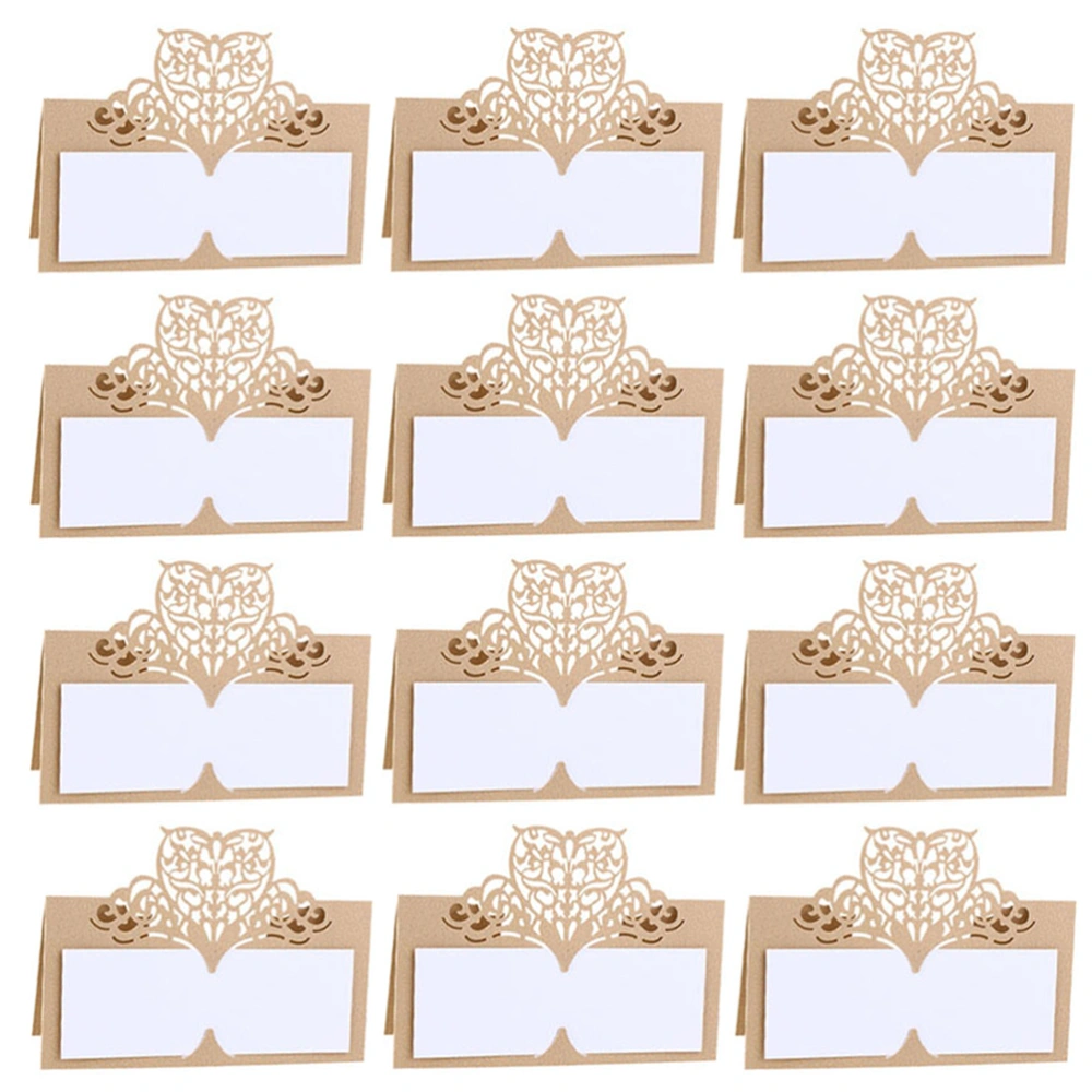 25pcs Wedding Table Cards Multi-function Wedding Signs Decorative Place Cards