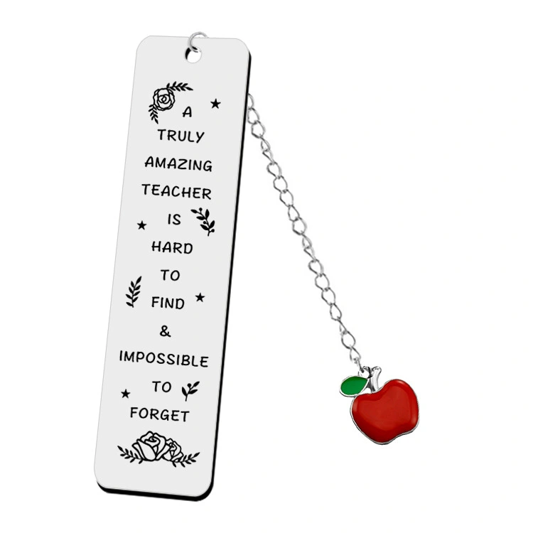 3 pcs Stainless Steel Book Markers Decorative Book Marker Metal Bookmark for Thanksgiving Day