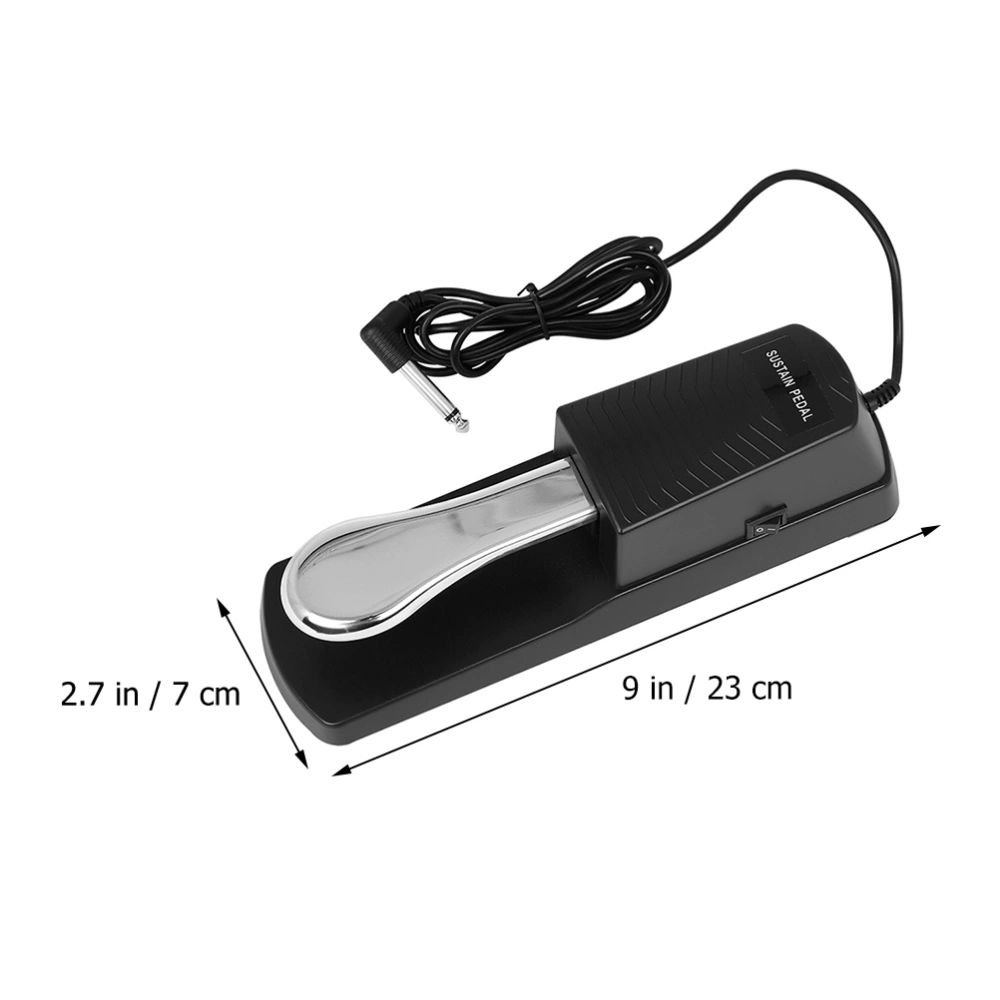 Piano Continuation Pedal Electronic Keyboard Pedal Sustain Pedal for Keyboard