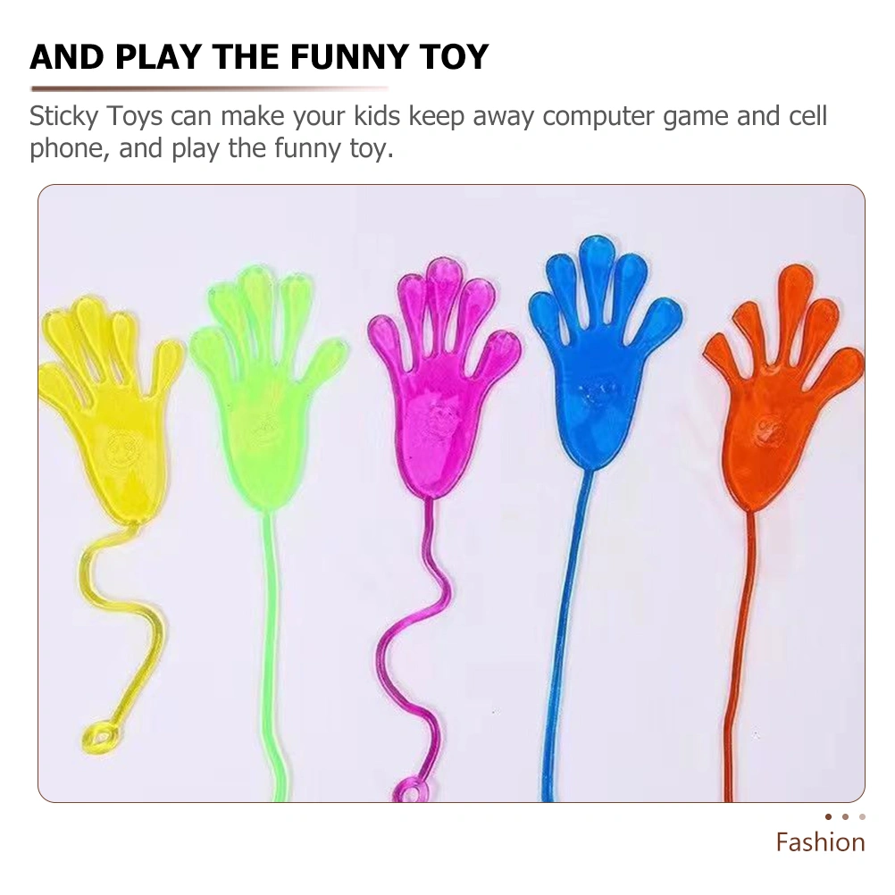 24Pcs Sticky Hands Toys Stretchy Sticky Toys Colored Sticky Toys Funny Stretchable Kids Toys