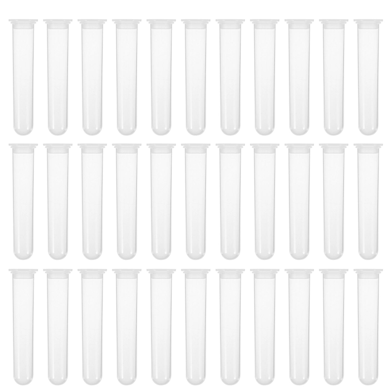 100 pcs Plastic Round Bottom Centrifuge Tubes Laboratory Centrifuge Tubes for Sample