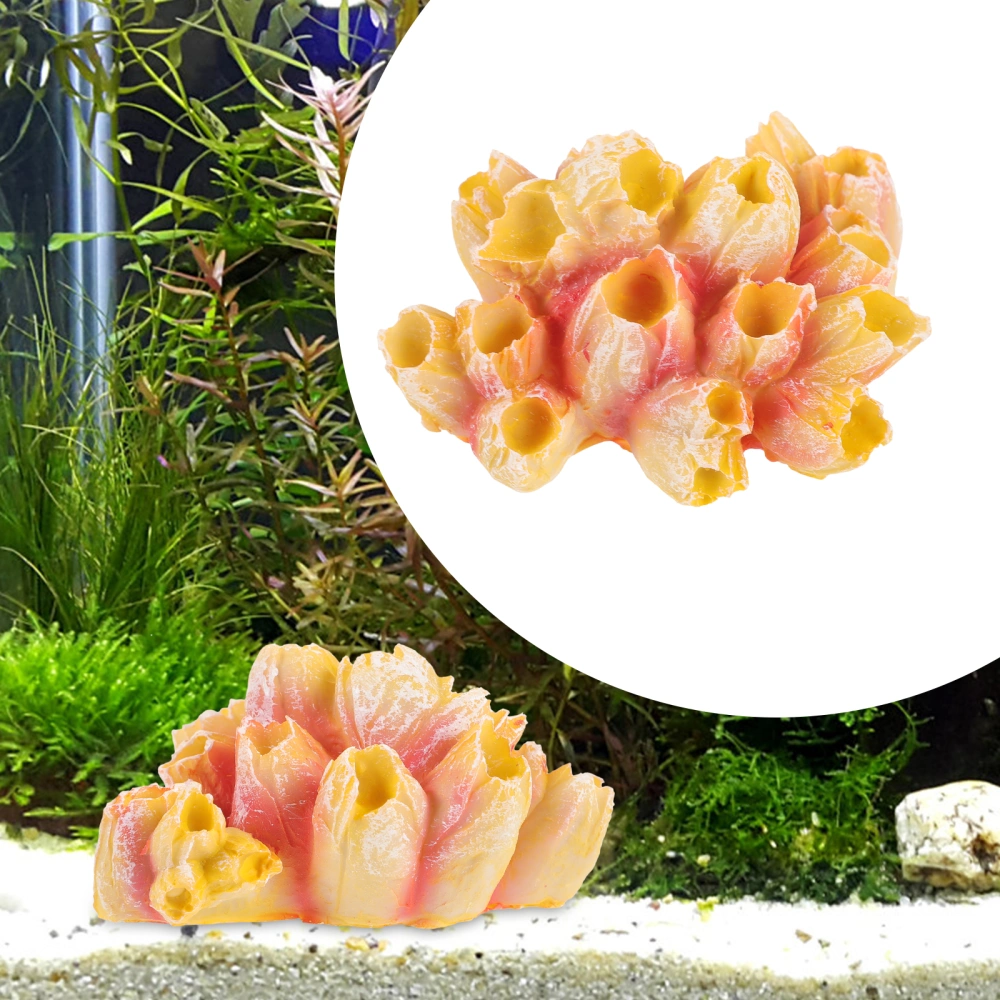 Aquarium Simulated Coral Reef Fish Coral Figurine Resin Coral Decor Coral Resin Craft Fish Tank Decor