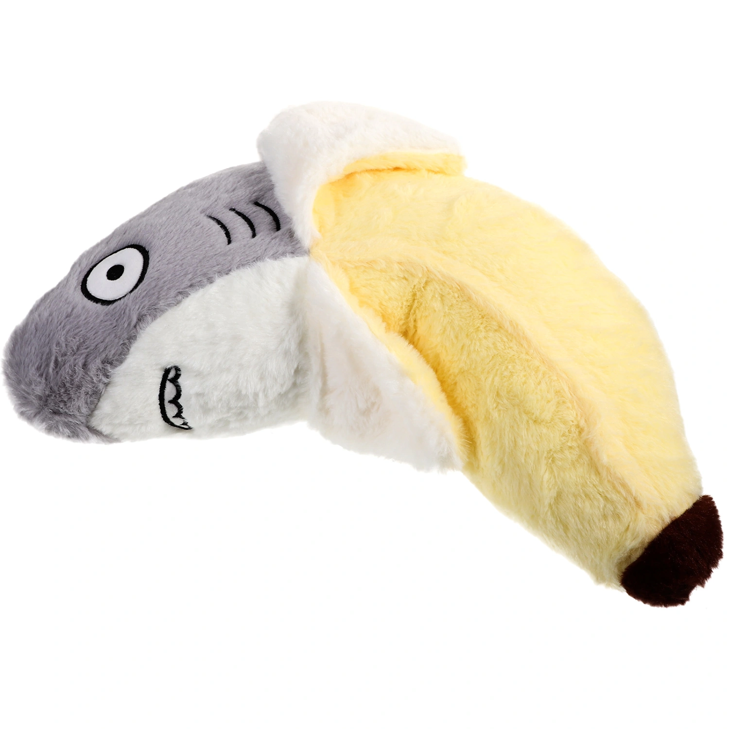 Creative Shark Banana Throw Pillow Stuffed Cartoon Cushion for Sofa Couch Adorable Plush Shark Doll