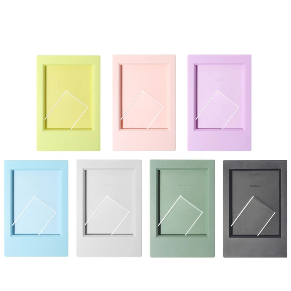 7Pcs Small Picture Frame Colored Mini Photo Frame Desk Photo Display Frame Freestanding Photo Frame