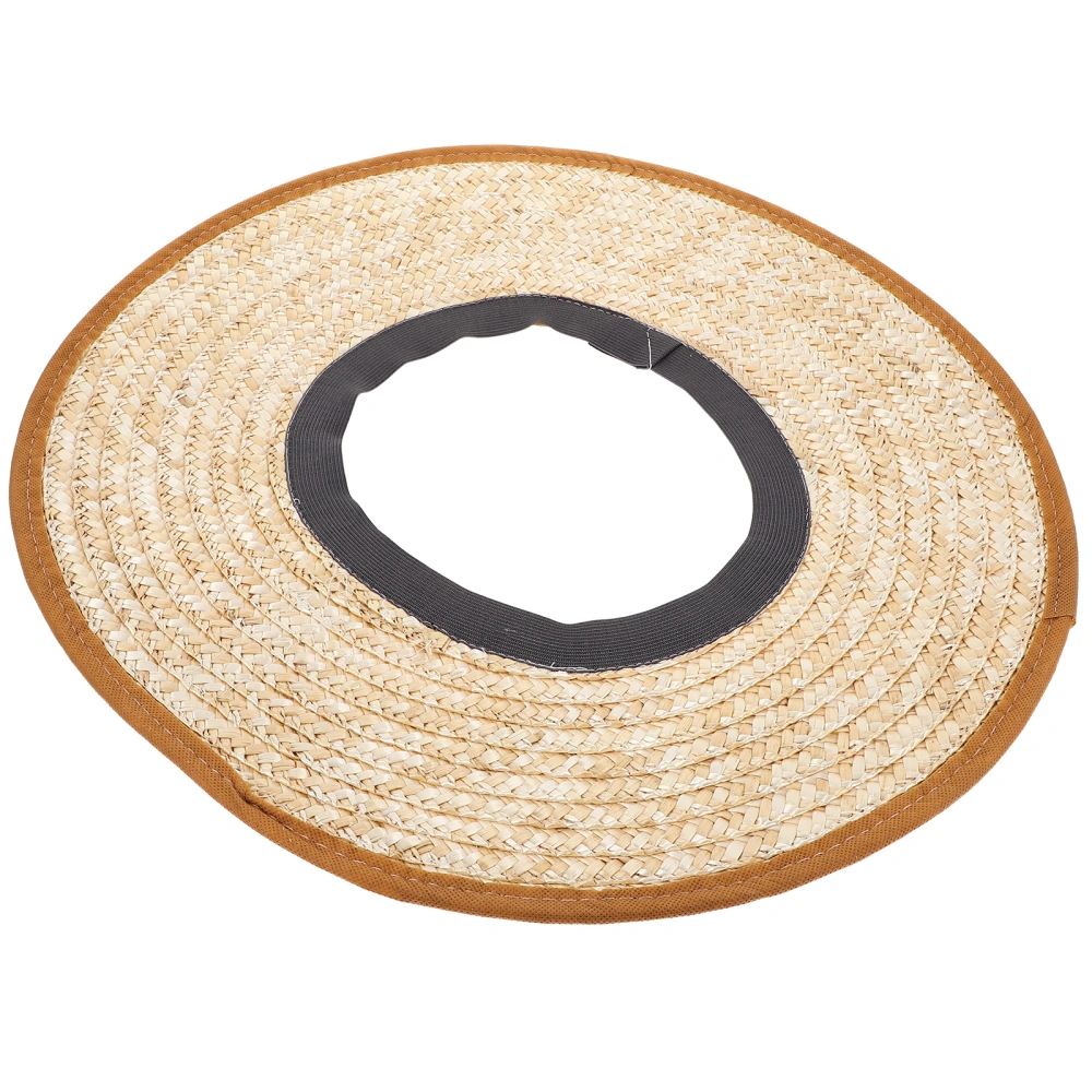 Construction Hat Sun Shade Helmet Straw Sun Visor Hard Hat Sunshade Visor for Outdoor Workers