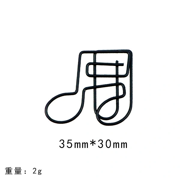 20pcs Creative Paper Clips Cartoon Design Metal Bookmark School Office Accessories