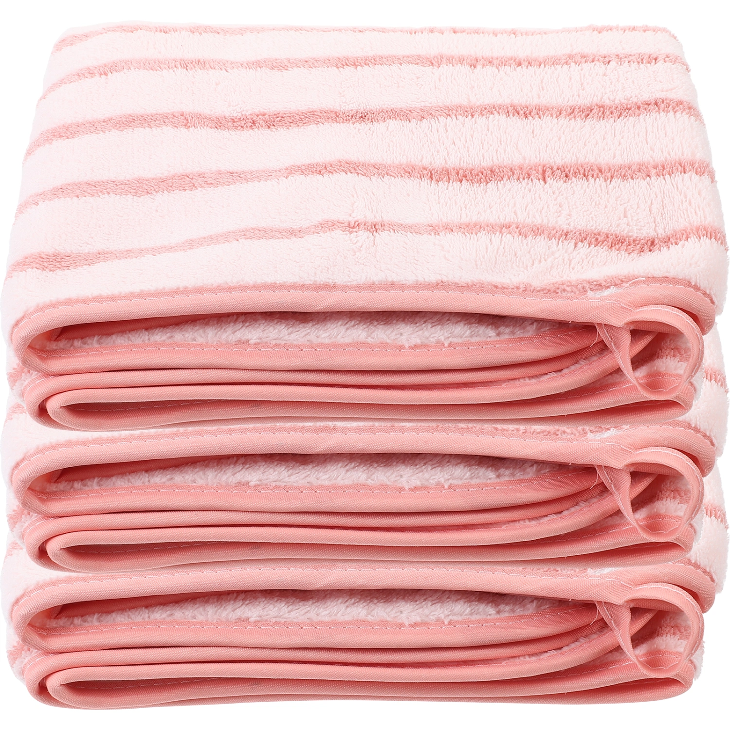 3pcs Coral Fleece Towels Washcloths Absorbent Cleaning Face Towels Home Dorm Hand Towels