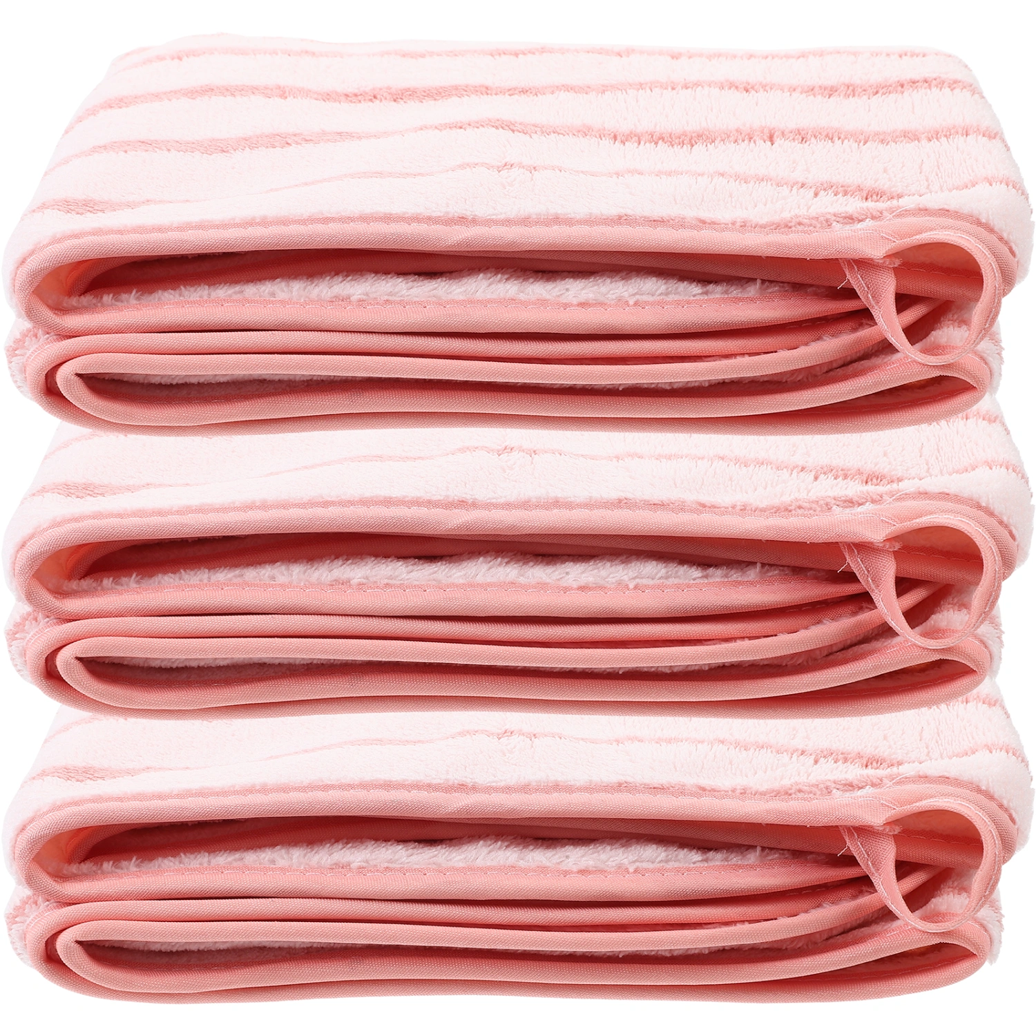 3pcs Coral Fleece Towels Washcloths Absorbent Cleaning Face Towels Home Dorm Hand Towels